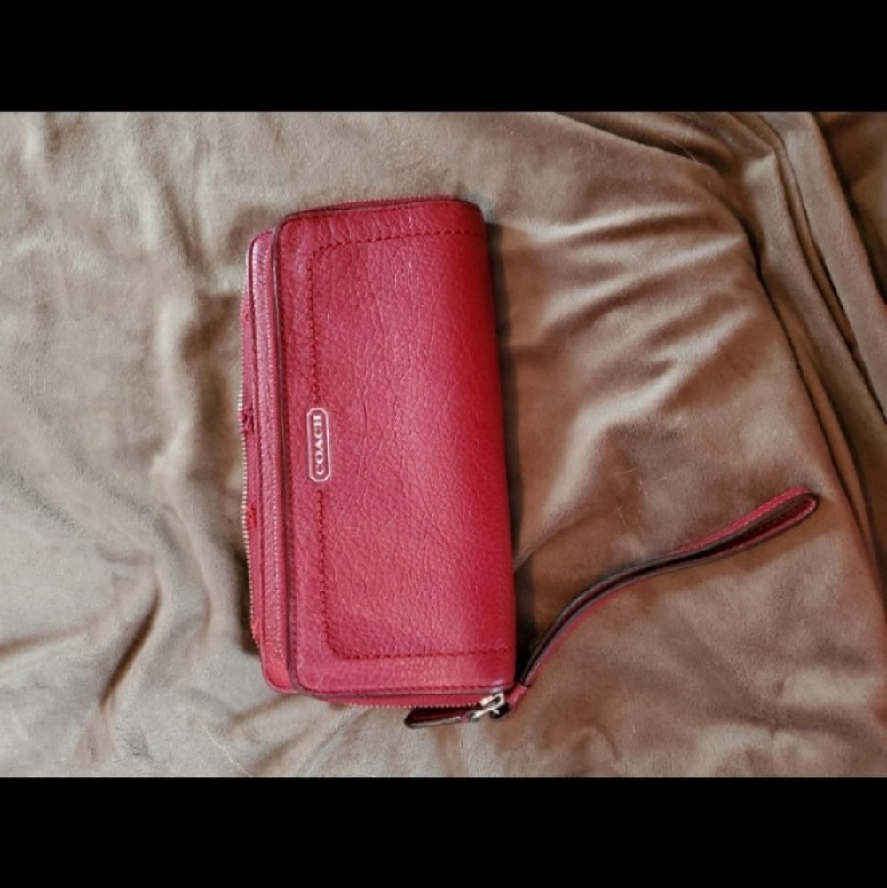 Coach soft leather wallet